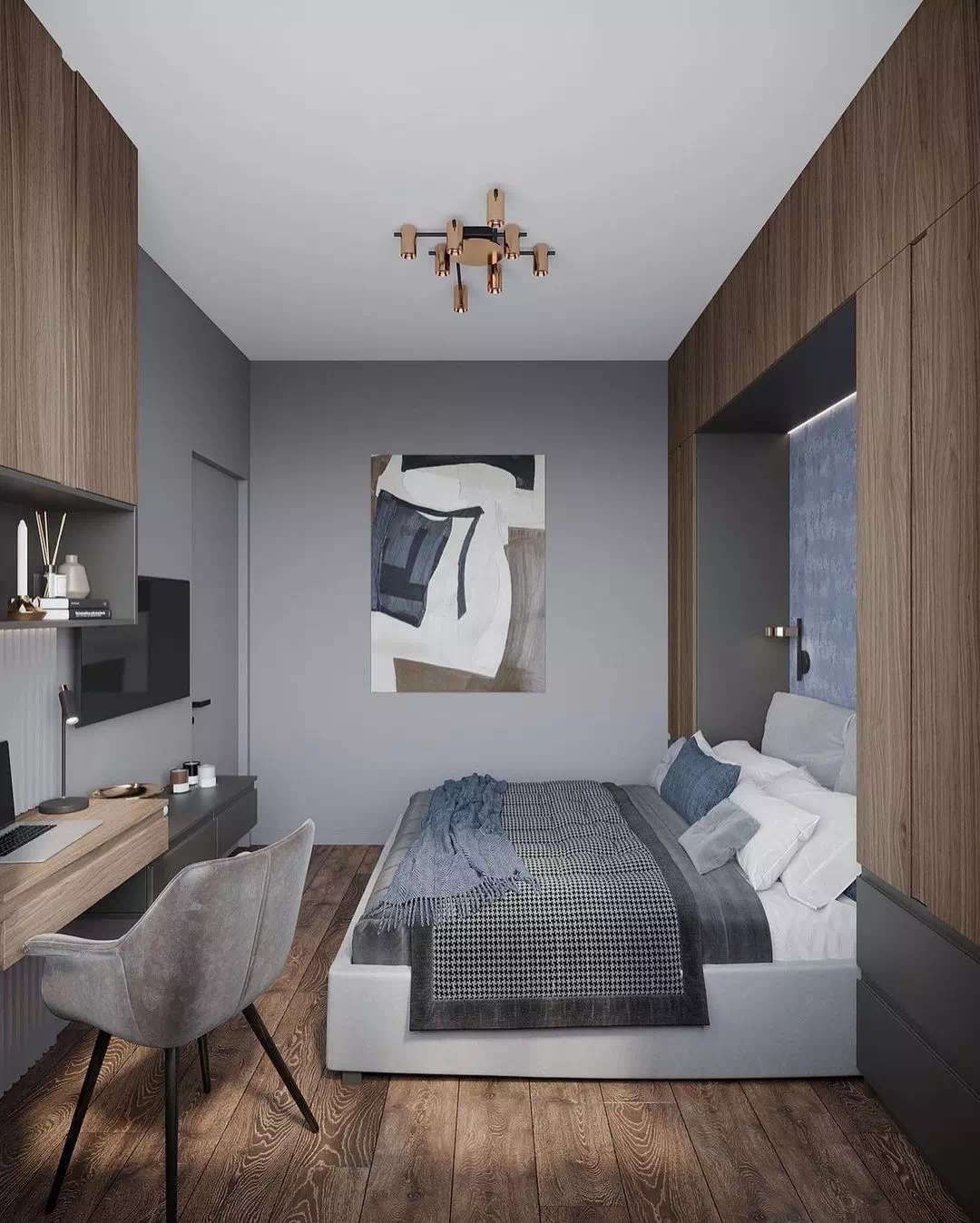 Потолок в спальне — создание гармоничного интерьера и правила стильного дизайна (125 фото)