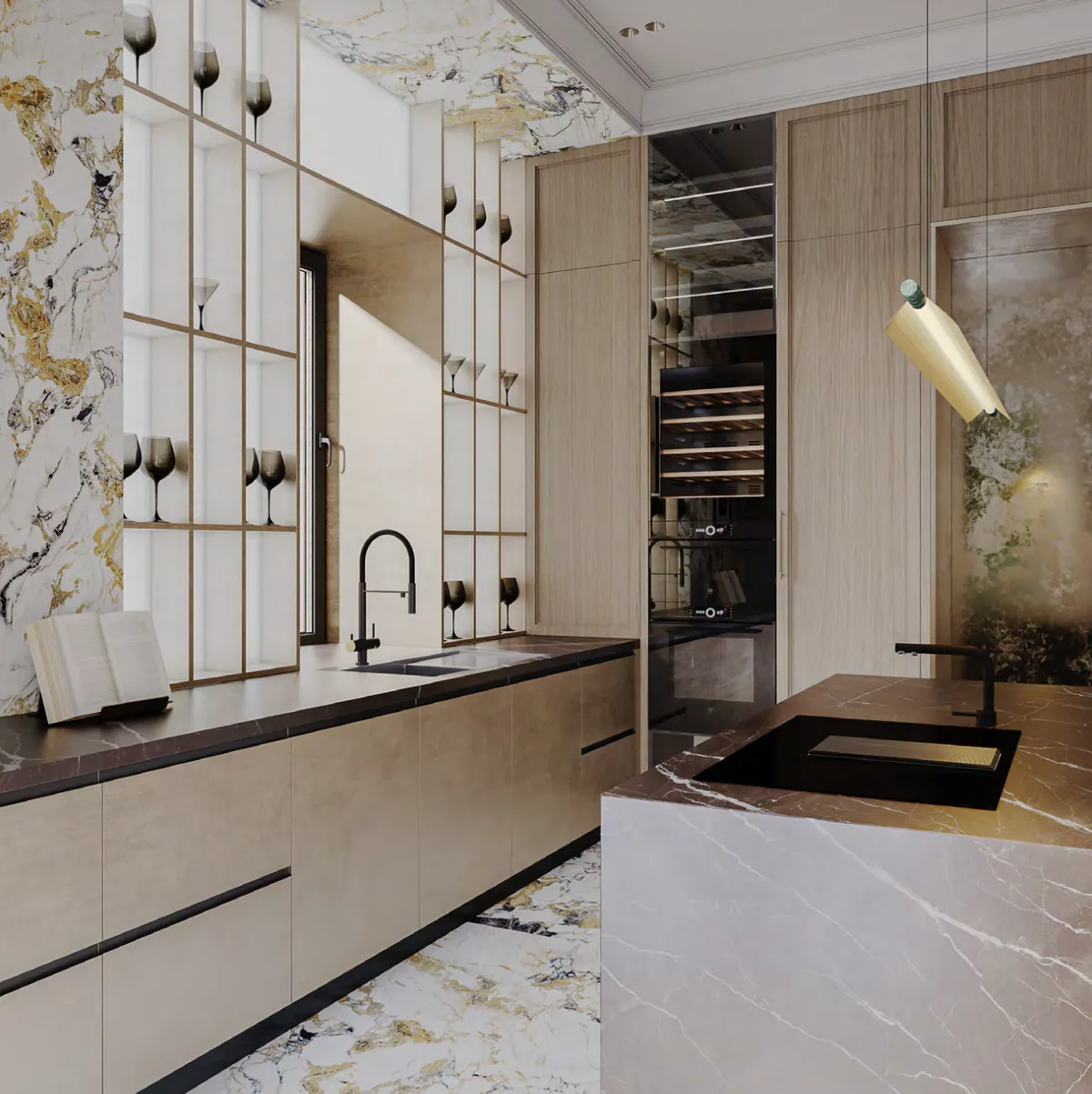 Реализация семейной резиденции на Новой Риге: Синергия дизайна и производства